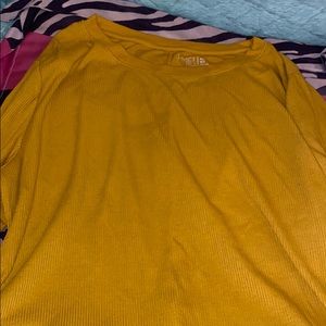 Cute yellow long sleeved shirt